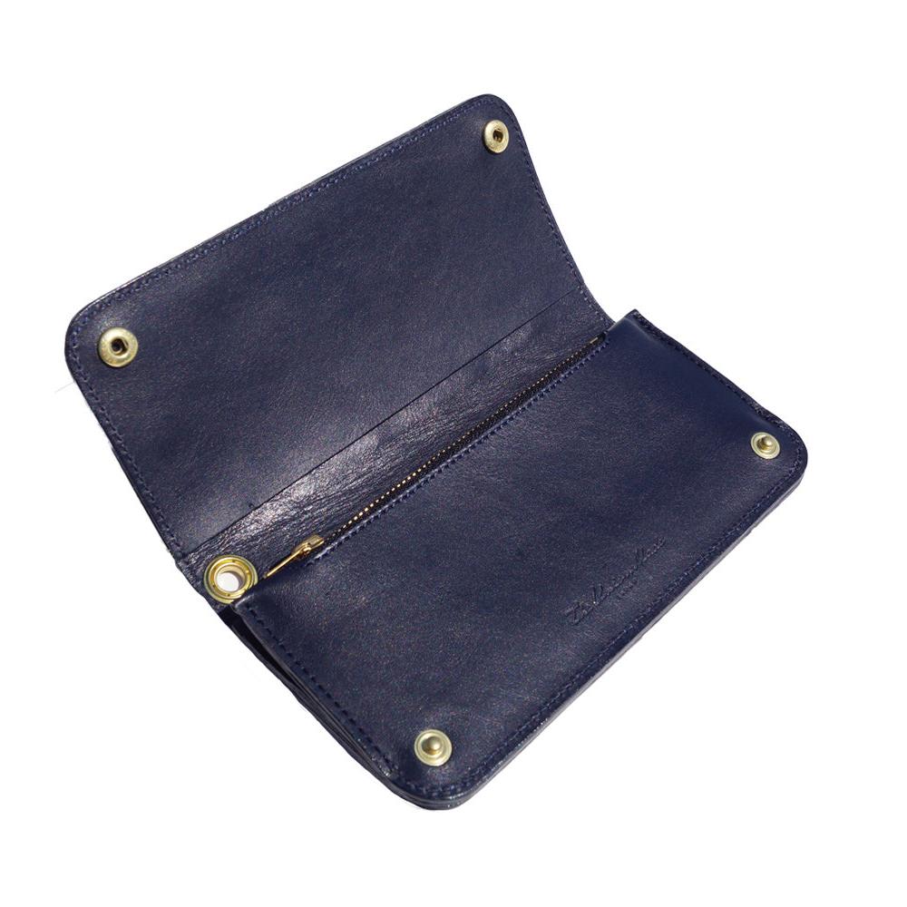 THE UNION INDIGO STUDS HALF WALLET / Indigo | FLATBUSH（フラットブッシュ）公式オンラインサイト