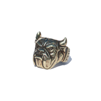 BLUE DOG RING (BRASS)