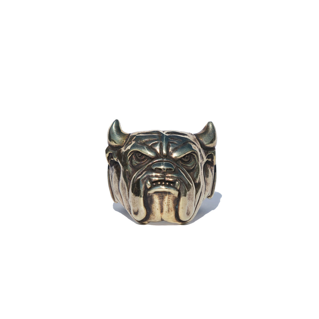 BLUE DOG RING (BRASS)