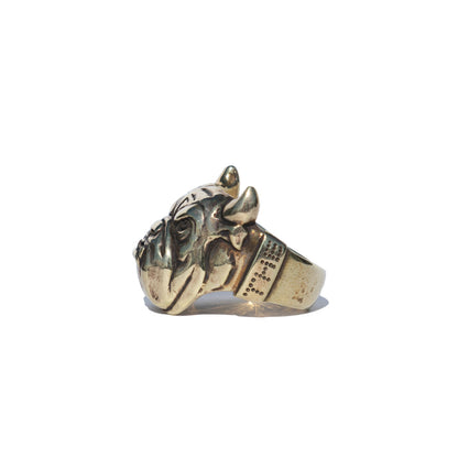 BLUE DOG RING (BRASS)