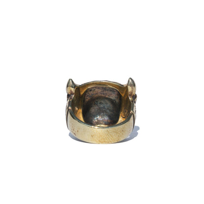 BLUE DOG RING (BRASS)