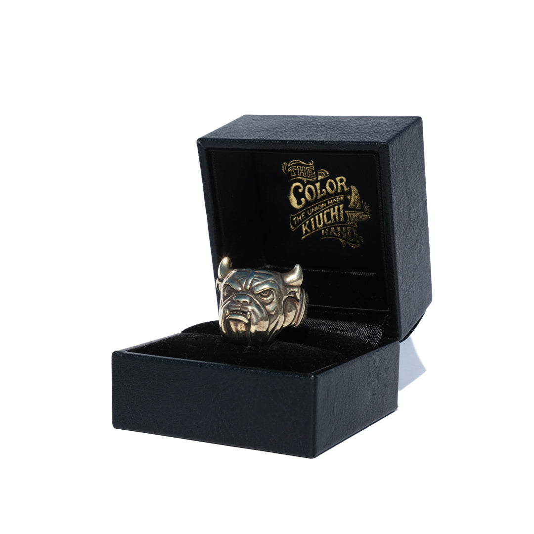 BLUE DOG RING (BRASS)