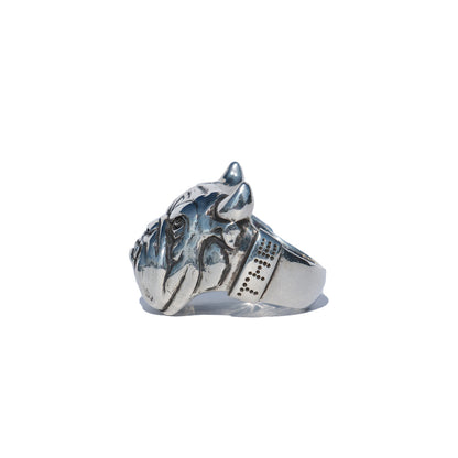 BLUE DOG RING (SILVER)