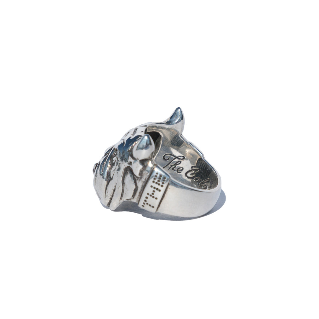 BLUE DOG RING (SILVER)