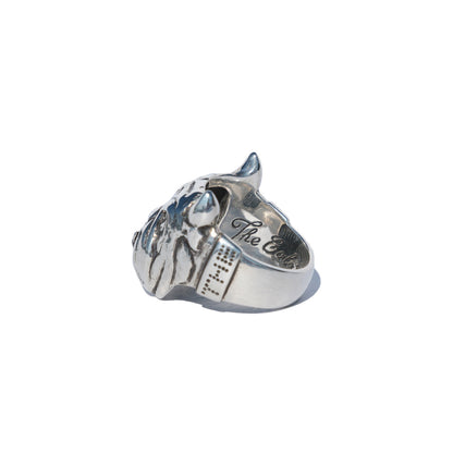 BLUE DOG RING (SILVER)